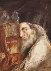 Rabbi die de Thora draagt
